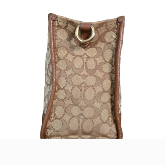 Coach Dempsey 29 Carryall Jacquard Stripe & Patch - Rainbow Multi EUC - Picture 4 of 12